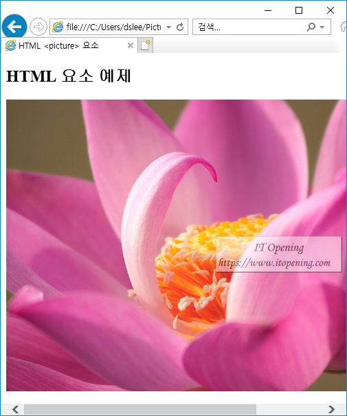 HTML 이미지(Image) 태그 종류 - IT Opening